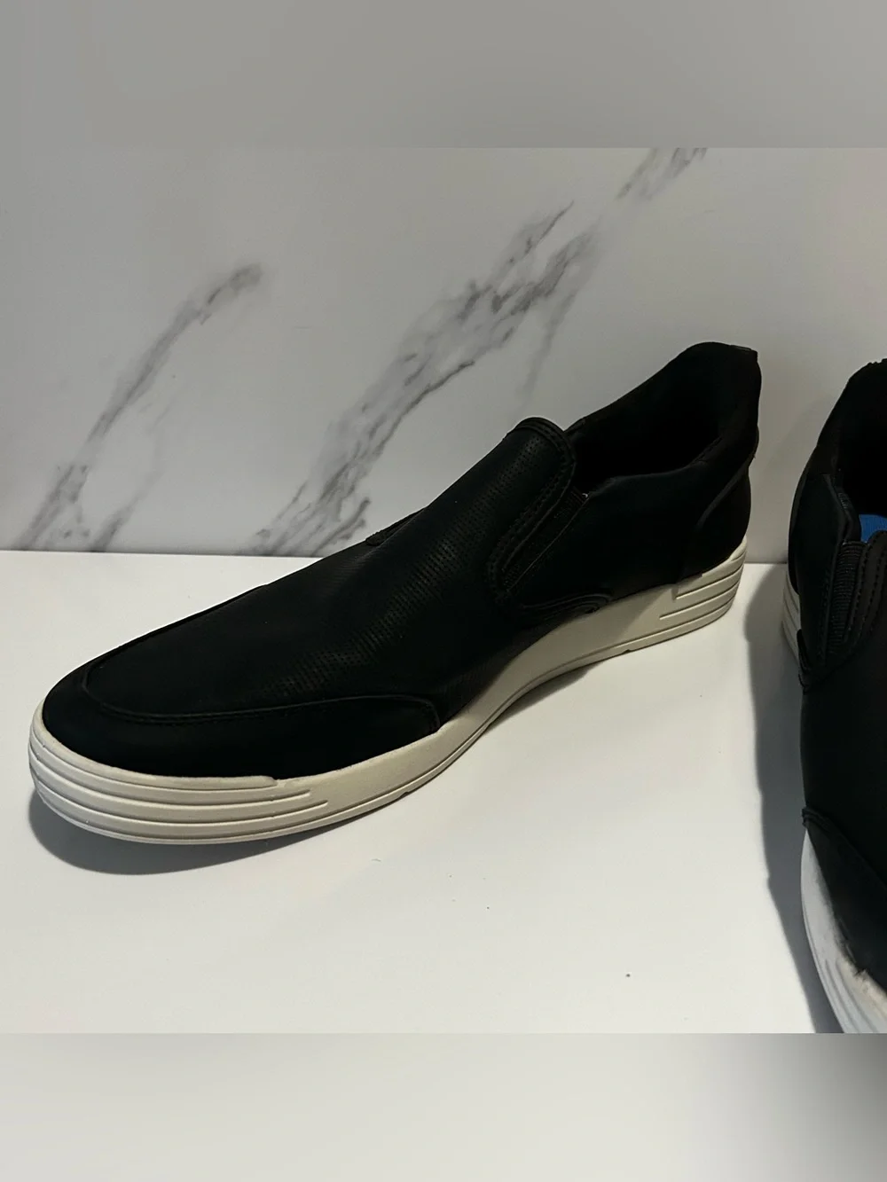 Nunn Bush Black Slip-On Casual Loafers
